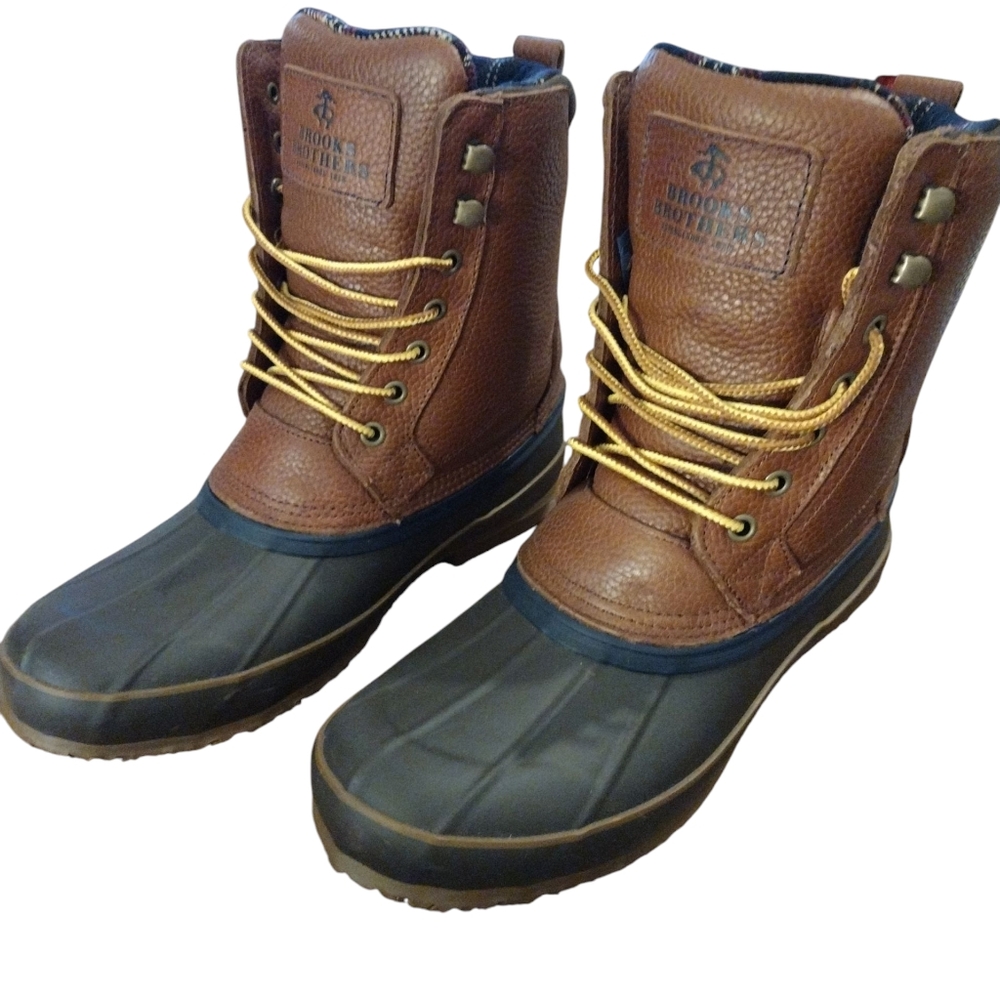 Brooks Brothers Tan and Olive Men's Boots